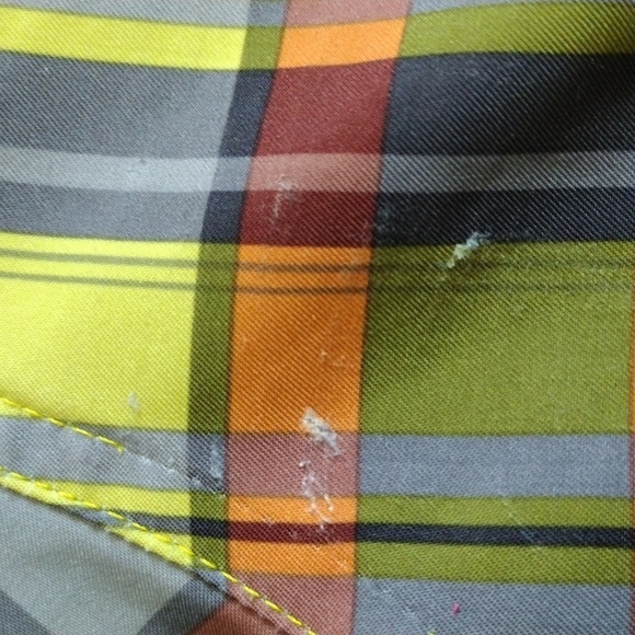 The North Face Plaid Golf Men Pacific Creek Hybrid Shorts - Picture 3 of 4